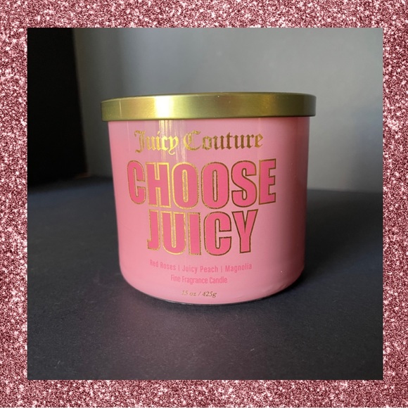 Juicy Couture Other - Juicy Couture Choose Juicy fine fragrance 3 wick candle.